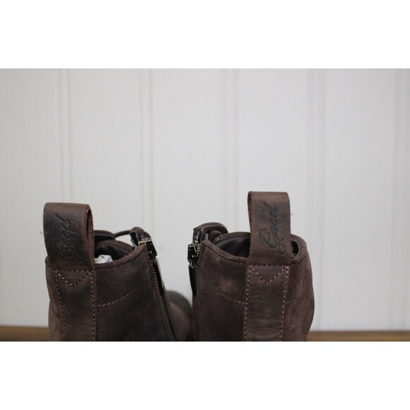 Good Man Brand Men’s Italian Leather‎ Lace/zip Up Modern City Boot Brown Size 10 - Picture 5 of 11